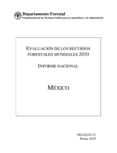 Evaluación de los recursos forestales mundiales 2010. Informe