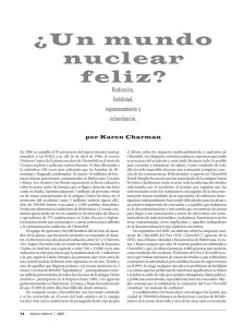 La energía nuclear no es la solución