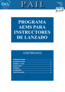 programa aems para instructores de lanzado - AEMS