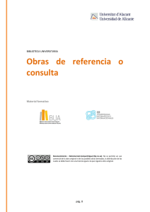 Obras de referencia o consulta - RUA