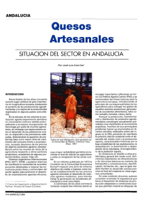Quesos artesanales: Situación del sector en Andalucía