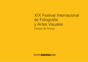 XIX Festival Internacional de Fotografía y Artes Visuales