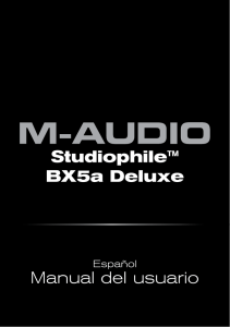Studiophile BX5a Deluxe | Manual del usuario