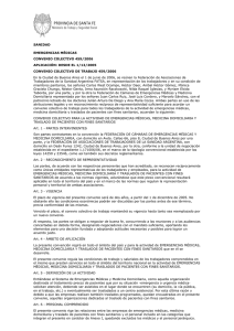 sanidad emergencias médicas convenio colectivo 459/2006