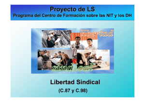 Proyecto de LS Libertad Sindical