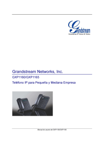 Manual - Grandstream Networks, Inc