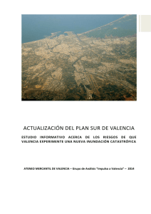 Actualización del Plan Sur de Valencia