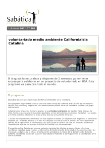 voluntariado medio ambiente CaliforniaIsla Catalina