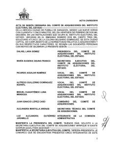 QUÓRUM LEGAL PARA S E S 1 O NA R