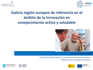 Galicia región europea de referencia en el ámbito de la innovación
