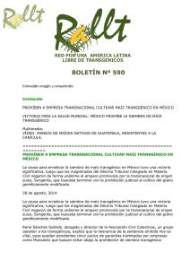 boletín nº 590 - La Red Por una América Latina Libre de Transgénicos