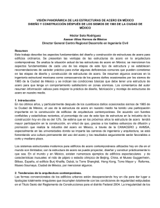 VISI&Oacute;N PANOR&Aacute;MICA DE LAS ESTRUCTURAS DE ACERO EN