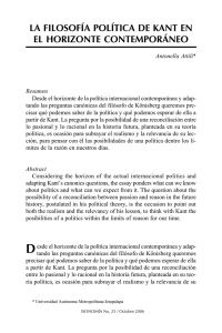pdf La filosofía política de Kant en el horizonte contemporáneo