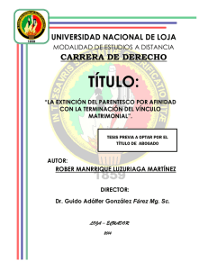 TÍTULO: - Repositorio Universidad Nacional de Loja
