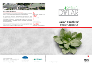 Dylar® Spunbond Sector Agrícola