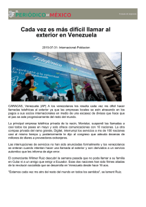 Cada vez es más difícil llamar al exterior en Venezuela