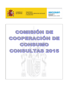 2015 - Agencia Española de Consumo, Seguridad Alimentaria y