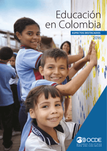 La Educación en Colombia, Aspectos Destacados. Organización