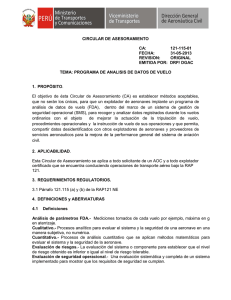 circular de asesoramiento ca - Ministerio de Transportes y