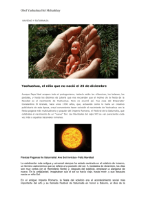 Yaohushua, el ni&ntilde;o que No nacio el 25 de diciembre