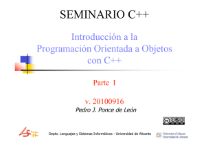 seminario c++ - RUA - Universidad de Alicante