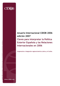 Cooperación e integración regional en América Latina y el