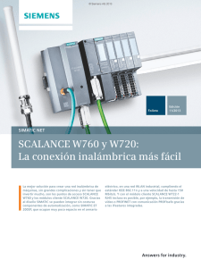 SCALANCE W760 y W720: La conexión inalámbrica más fácil