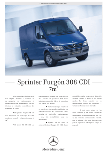 Sprinter Furgón308 CDI
