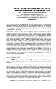 Sesión Ordinaria - Tribunal Superior de Justicia del Estado de Puebla