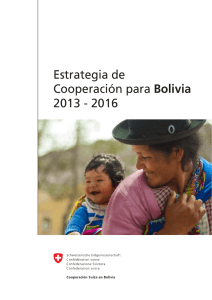Estrategia de Cooperación para Bolivia 2013 - 2016 - EDA