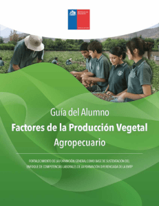 Factores de la Producción Vegetal - Mineduc