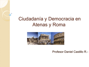 Ciudadanía y Democracia en Atenas y Roma