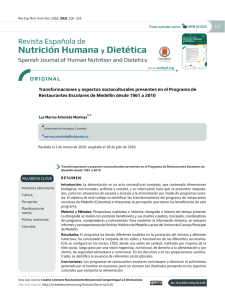Imprimir este artículo - Revista Española de Nutrición Humana y