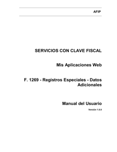 Mis Aplicaciones Web - F1269