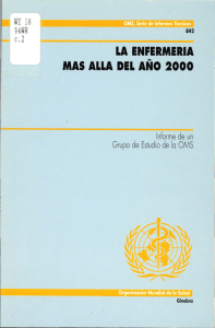 LA ENFERMERIA MAS ALLA DEL ANO 2000