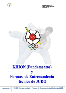 KIHON (Fundamentos) y Formas de Entrenamiento técnico de JUDO