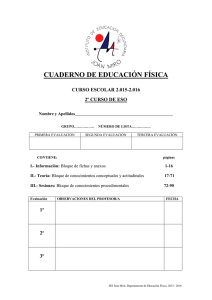 Cuaderno 2-¦ ESO 2014-15 - Educación Física Joan Miro