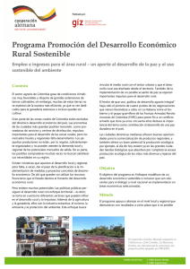 Programa Promoción del Desarrollo Económico Rural