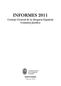 informes 2011 - Abogacía Española