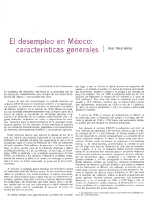 El desempleo en México - revista de comercio exterior