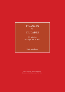 1992. Finanzas y ciudades. El tránsito del siglo XV al XVI