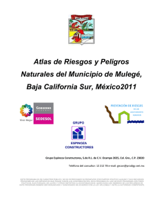 Atlas de Riesgos y Peligros Naturales del Municipio de Mulegé