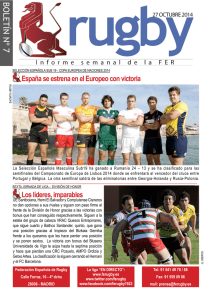 boletín nº 7 - Federación Española de Rugby