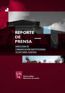 Descargar informe completo - Universidad Nacional de Lanús