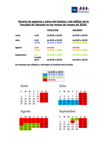 Junio Julio Agosto Septiembre