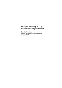 Document in Informe de gestión Opco Holding consolidado, S