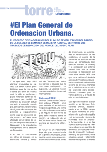 El Plan General de Ordenación Urbana