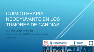 Quimioterapia Neoadyuvante en lso tumores de cardias