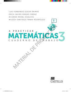 MateMáticas3 - Ediciones Castillo