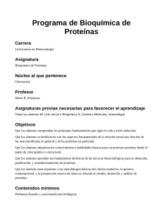 Programa_de Bioquímica de Proteínas